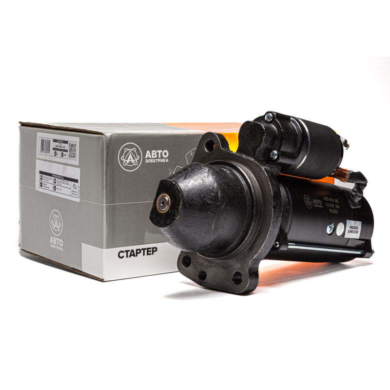 AZF 4581 AE Стартер AZF4581 МАЗ, УРАЛ, КРАЗ, БЕЛАЗ с дв.ЯМЗ 236, 238, 240, Евро-2, Е-3, 24В, 5.5 кВт(02.1402),/АЕ/